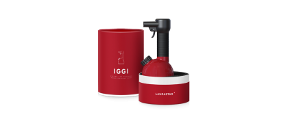 LAURASTAR IGGI rankinis garintuvas, raudona LAURASTAR IGGI rankinis garintuvas, raudona