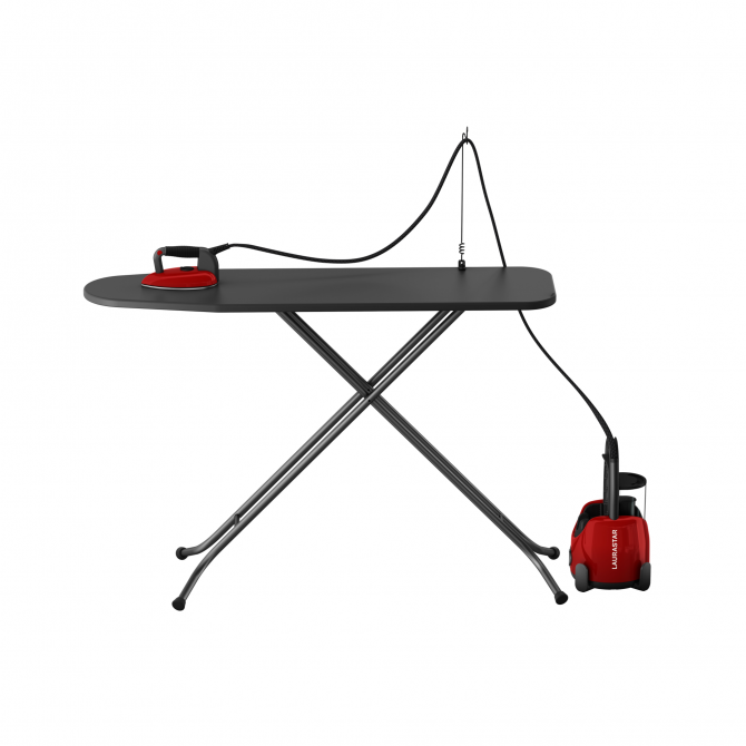 Lengvai naudojamas LAURASTAR LIFT ORIGINAL Red garų generatorius ant lyginimo lentos