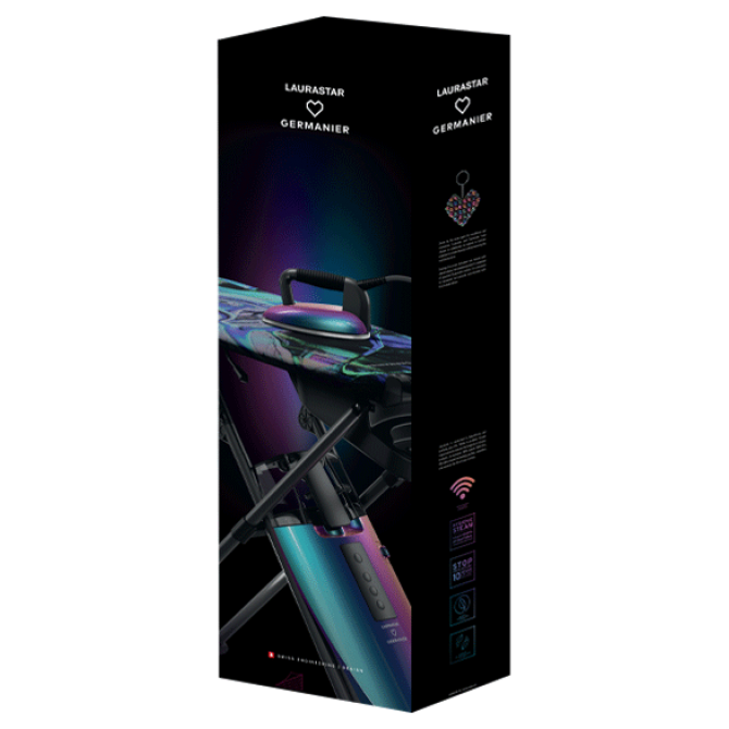 LAURASTAR SMART U GERMANIER EDITION lyginimo sistema, juoda