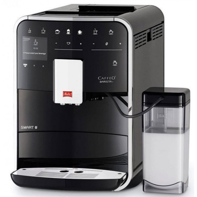 MELITTA BARISTA T SMART automatinis kavos aparatas, juodos spalvos, su bluetooth