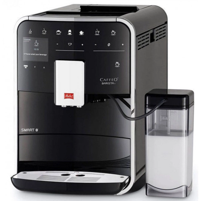 MELITTA BARISTA T SMART automatinis kavos aparatas, juodos spalvos, su bluetooth