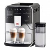 MELITTA BARISTA T SMART automatinis kavos aparatas, sidabro. Pilkos spalvos, su tyliai veikiančiu malūnėliu