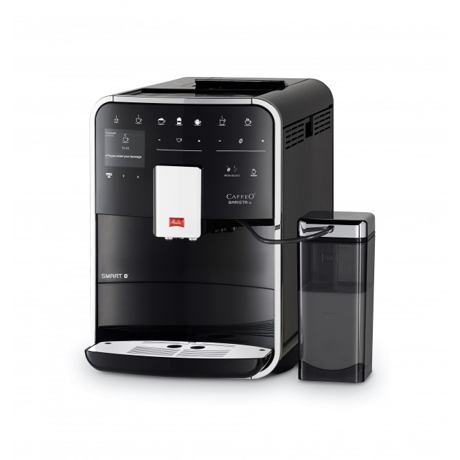 MELITTA BARISTA TS SMART automatinis kavos aparatas, juodos spalvos su energinos taupymo funkcija