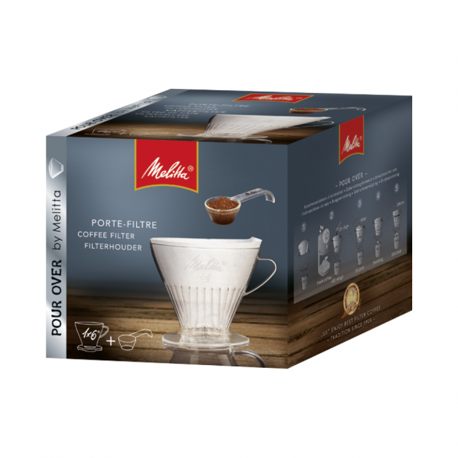 MELITTA kavos filtro laikiklis, skaidrus,  1x6® 