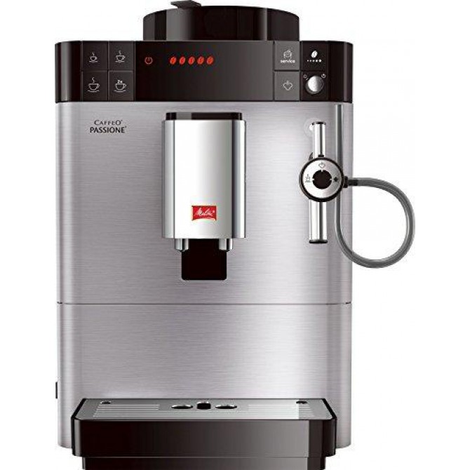 MELITTA PASSIONE automatinis kavos aparatas, SST. pilkos, sidabrinės spalvos 