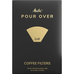 MELITTA POUR OVER kavos filtrai 1X4/40, balta