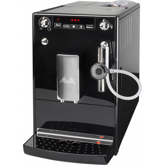 MELITTA SOLO&PERFECT MILK automatinis kavos aparatas, pilnai juoda                                                                                       