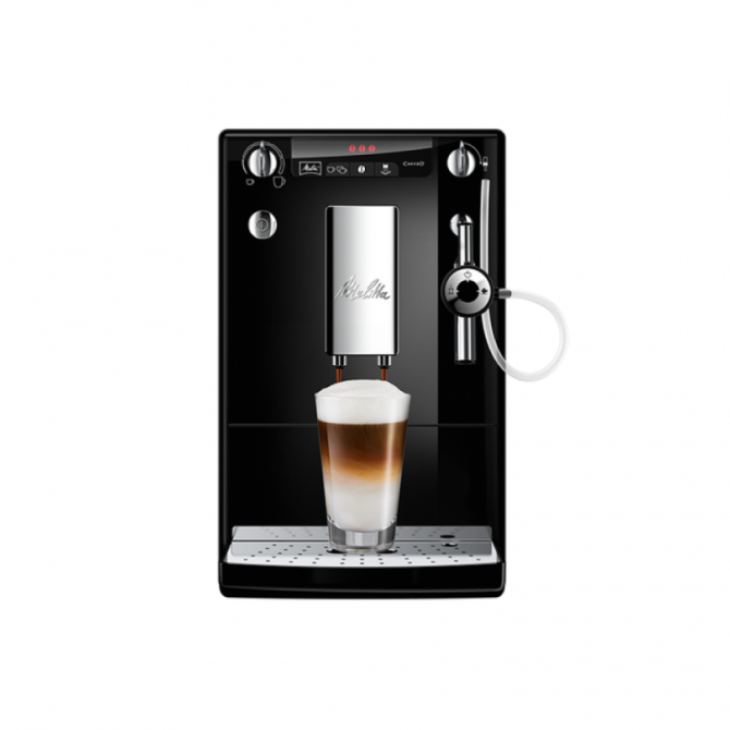 MELITTA SOLO&PERFECT MILK automatinis kavos aparatas, pilnai juoda                                                                                       