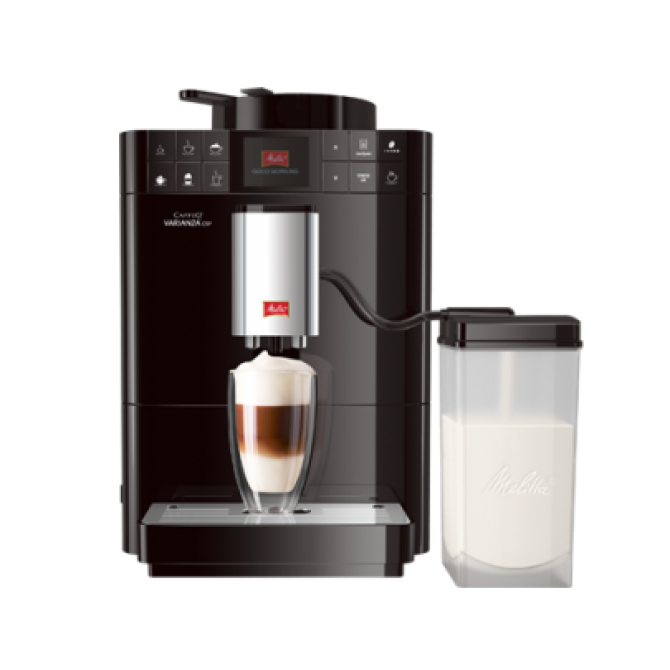 MELITTA VARIANZA CSP automatinis kavos aparatas, juodos spalvos su geriausio aromato sistema PLIUS