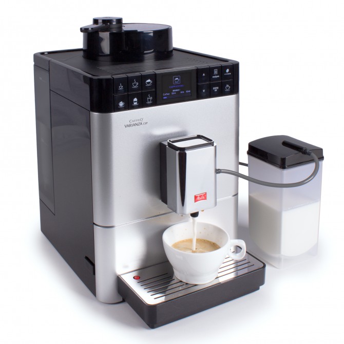 MELITTA VARIANZA CSP automatinis kavos aparatas, metalo, sidabrinės spalvos 