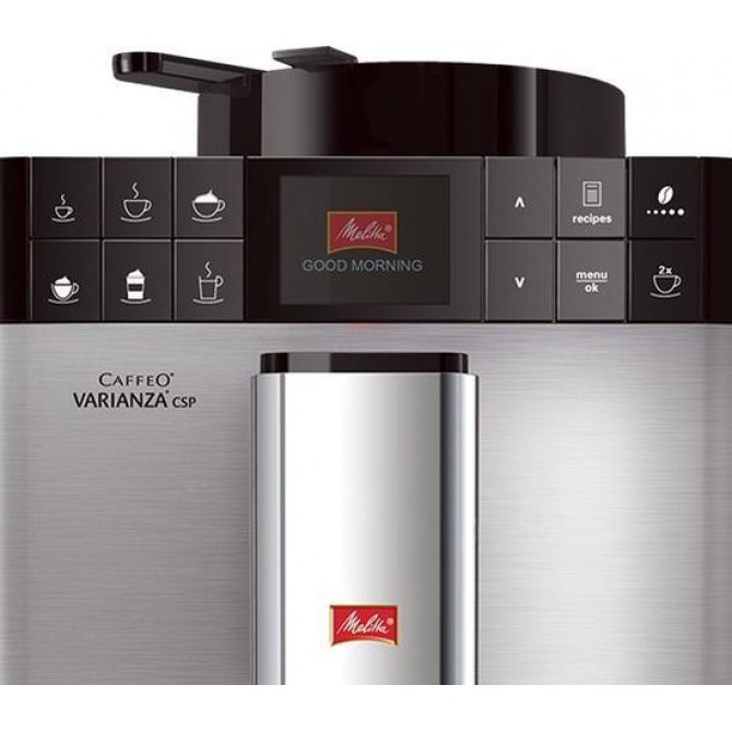 MELITTA VARIANZA CSP automatinis kavos aparatas, metalo, sidabrinės spalvos 