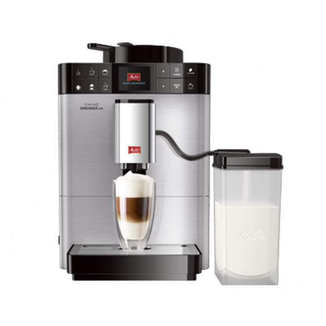MELITTA VARIANZA CSP automatinis kavos aparatas, metalo, sidabrinės spalvos su geriausio aromato sistema PLIUS