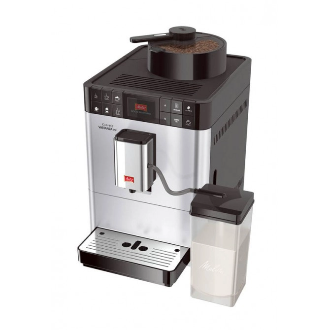 MELITTA VARIANZA CSP automatinis kavos aparatas, sidabrinės spalvos, originalus ruošimo procesas