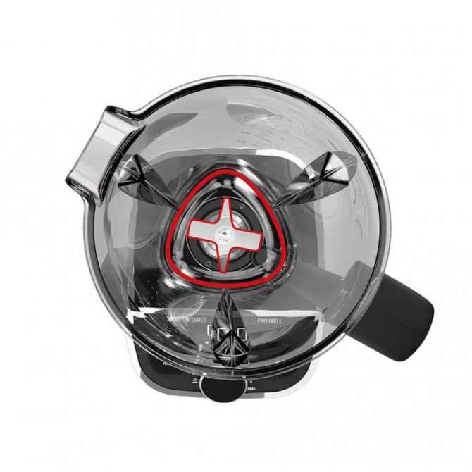 NOVIS Pro 880L blenderis, juodas – lengvai valomos nuimamos dalys, tinka naudoti su indaplove.