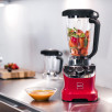 NOVIS Pro 880L blenderis, raudonas – ryškus raudonas dizainas, suteikiantis virtuvei išskirtinumo ir modernumo.