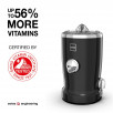 NOVIS Vita Juicer S1 sulčiaspaudė, juoda – atskiras antgalis citrusiniams vaisiams, puikiai tinka citrinoms, apelsinams ir kitoms citrusinėms sultims.