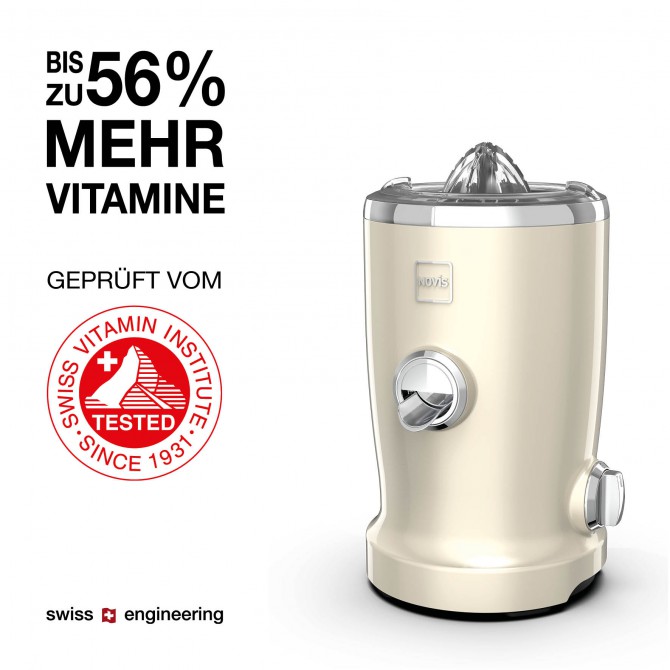 NOVIS Vita Juicer sulčiaspaudė SX-3 VDE, kreminė