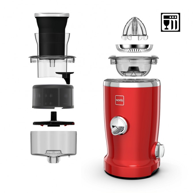 NOVIS Vita Juicer sulčiaspaudė SX-3 VDE, raudona