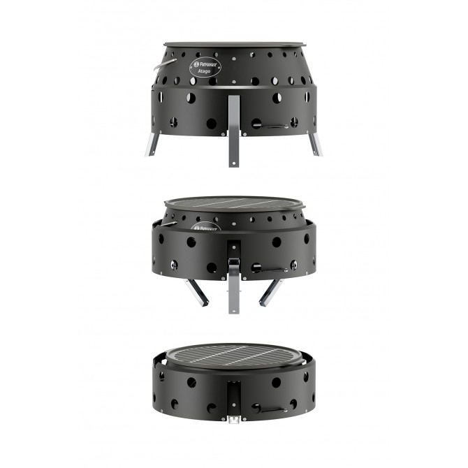PETROMAX Atago Black Edition lauko krosnelė, grilis