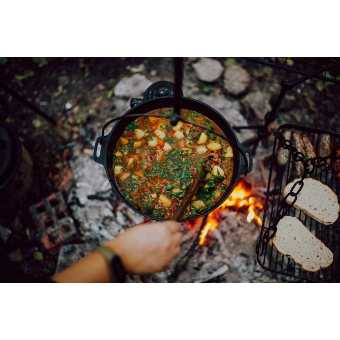 PETROMAX ketaus puodas Dutch Oven ft6 su plokščiu dugnu 5,5l