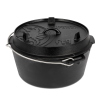 PETROMAX ketaus puodas Dutch Oven ft9 su plokščiu dugnu 7,5l