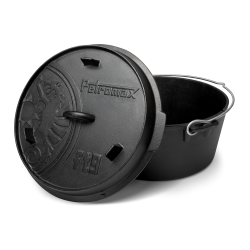 PETROMAX ketaus puodas Dutch Oven ft9 su plokščiu dugnu 7,5l