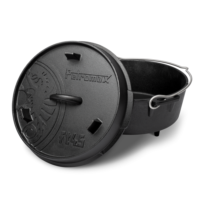 PETROMAX ketaus puodas Dutch Oven su kojelėm ft4.5, 3,5l