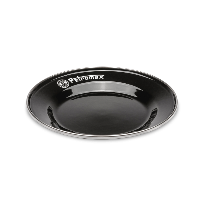 PETROMAX emaliuoto plieno lėkštės 2vnt. 18cm, juodos