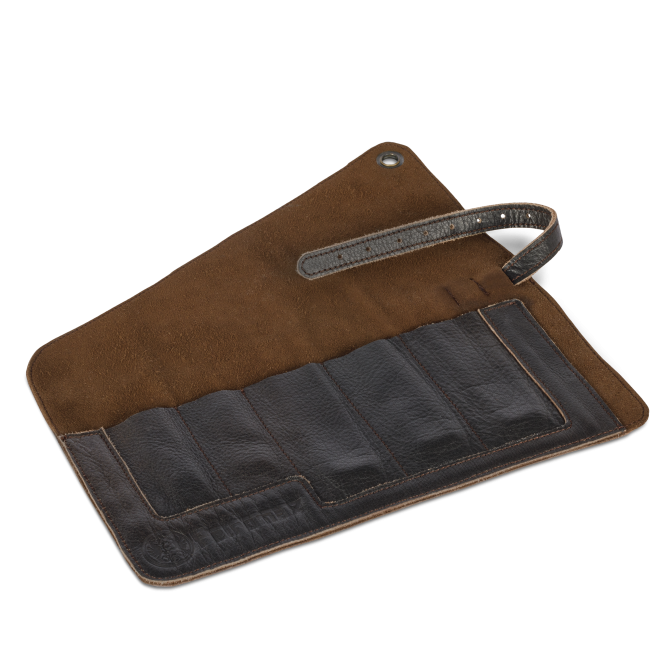 PETROMAX stovyklavimo įrankių rinkinio odinis dėklas