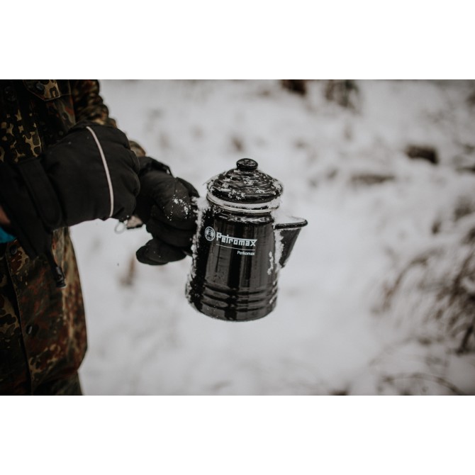 PETROMAX stovyklavimo arbatinukas, juodas