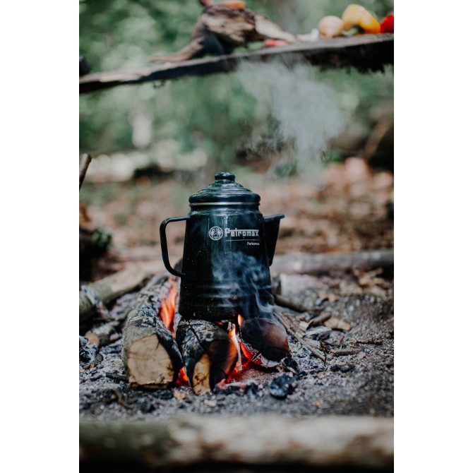 PETROMAX stovyklavimo arbatinukas, juodas