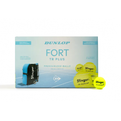 Teniso kamuoliukai Slinger Dunlop Fort TR Plus, vakuumuoti, 72 vnt.