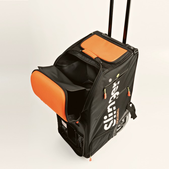 Slinger Bag piklbolo treniruoklis, profesionalus treniruočių sprendimas piklbolo technikai tobulinti, pritaikomas treniruotėms tiek lauke, tiek viduje