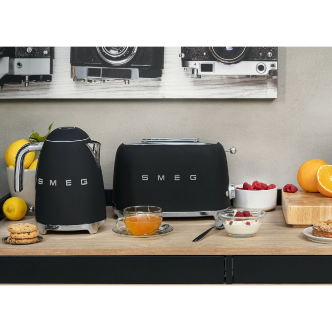 SMEG el. virdulys, KLF03BLMEU, juoda