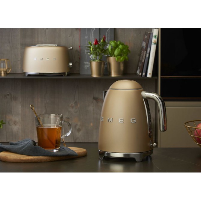 SMEG el. virdulys, KLF03CHMEU, šampano