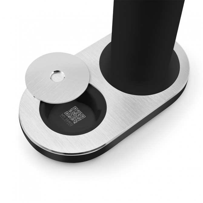 SMEG gazuotų gėrimų gaminimo aparatas SKC01BLM, juoda