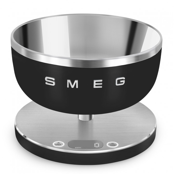SMEG svarstyklės KSC01BLMWW, juoda