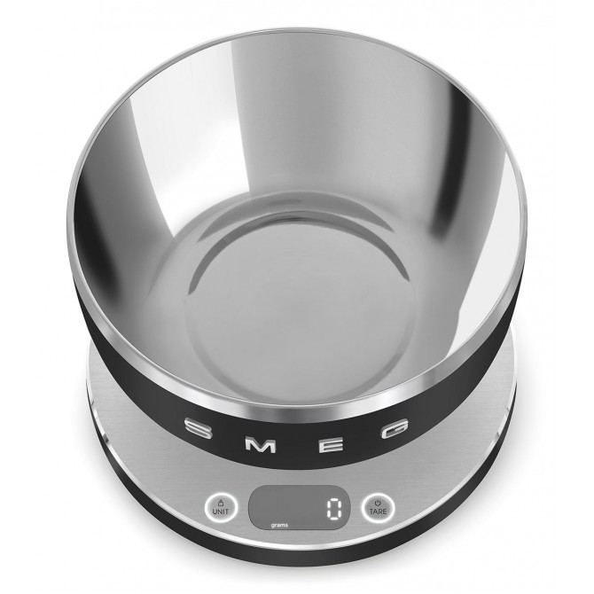 SMEG svarstyklės KSC01BLMWW, juoda