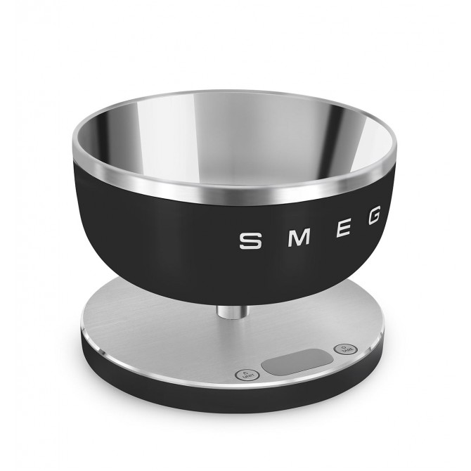 SMEG svarstyklės KSC01BLMWW, juoda