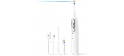 SOOCAS NEOS II 2-in-1 Elektrinis dantų šepetėlis su irigatorium, Pearl White