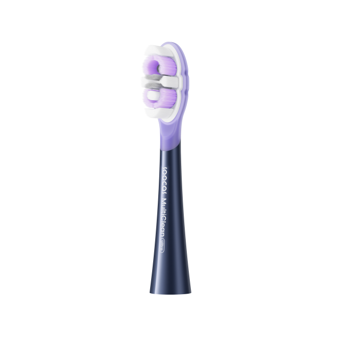SOOCAS NEOS II Keičiama šepetėlio galvutė Ultra Soft, Midnight Blue (2 galvutės pakuotėje)