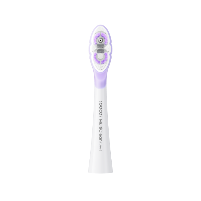 SOOCAS NEOS II Keičiama šepetėlio galvutė Ultra Soft, White (2 galvutės pakuotėje)