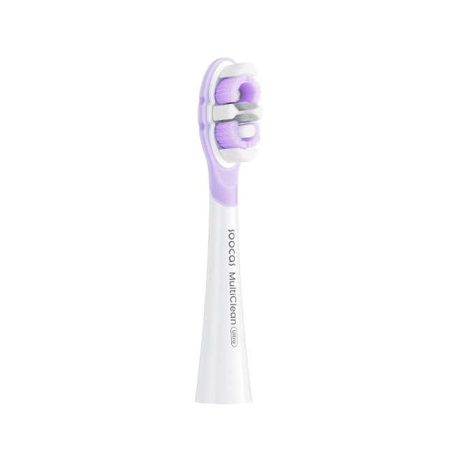 SOOCAS NEOS II Keičiama šepetėlio galvutė Ultra Soft, White (2 galvutės pakuotėje)
