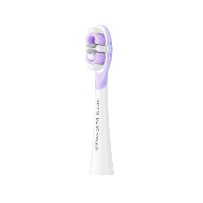 SOOCAS NEOS II Keičiama šepetėlio galvutė Ultra Soft, White (2 galvutės pakuotėje)