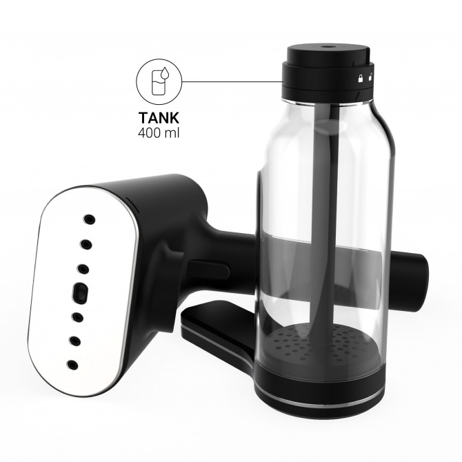 SteamOne KARL XL 2 garintuvas, juodas