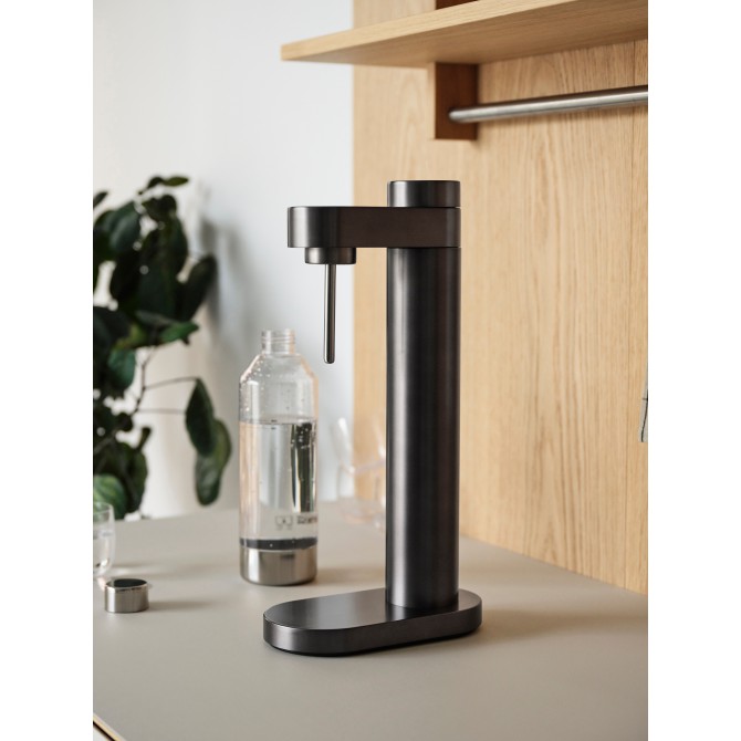 STELTON Brus gazuotų gėrimų gaminimo aparatas, juodas metallic