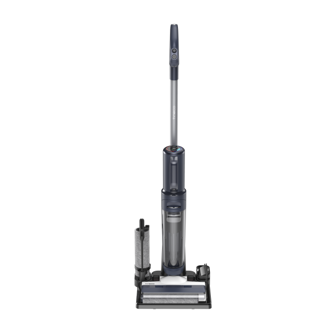 TINECO FLOOR ONE S5 COMBO PLUS belaidis grindų plovimo prietaisas - Lengvai nuimamas valymo antgalis, dviejų vandens bakų sistema, permatomi rezervuarai, galingas siurbimas, patogus laikymas