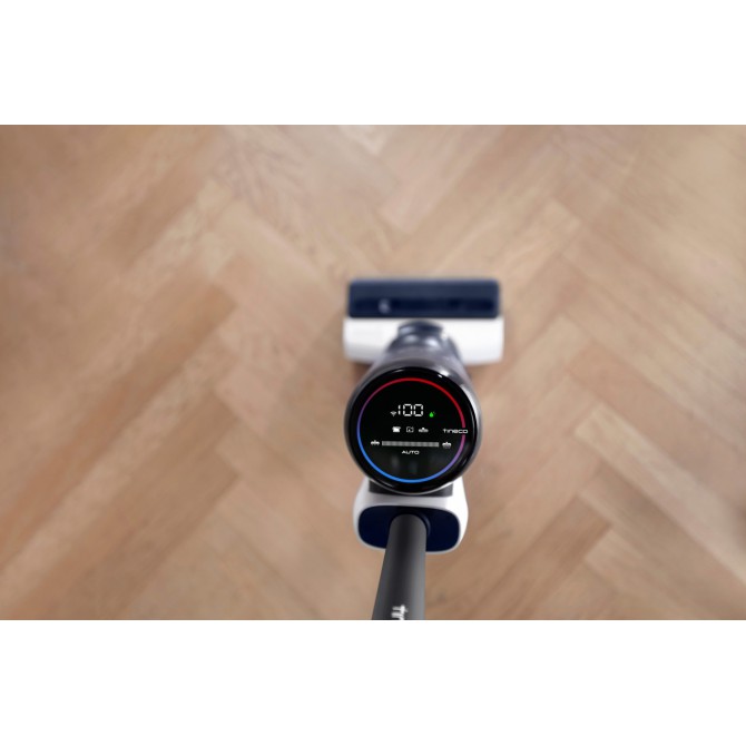 TINECO FLOOR ONE S6 PET belaidis grindų plovimo prietaisas - Spalvotas LCD ekranas rodo būseną realiuoju laiku ir gaires