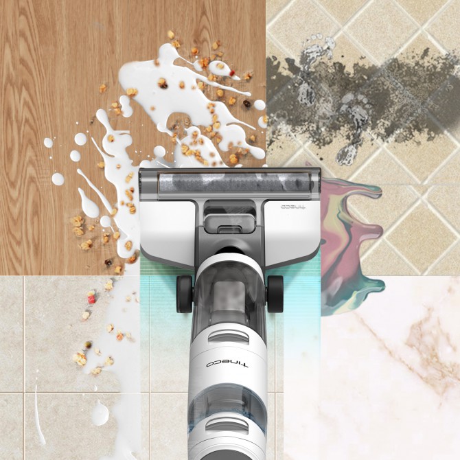 TINECO IFLOOR BREEZE belaidis grindų plovimo prietaisas