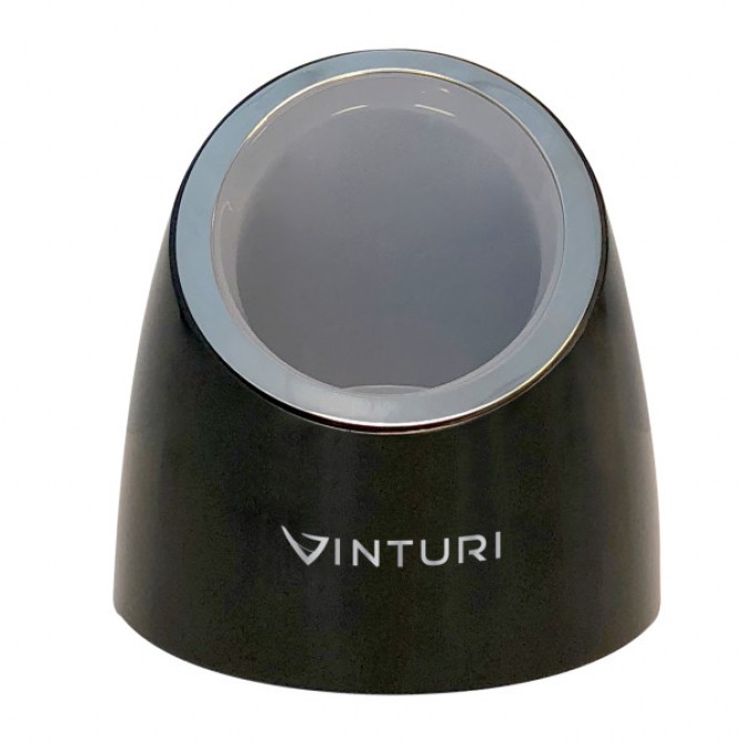 VINTURI V9046 automatinis įkraunamas vyno atidarytuvas su šviesos indikatoriumi, chromo sp.